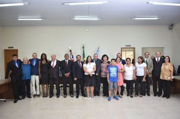 Foto - Sessão Solene de Instalação e Posse dos Vereadores eleitos para a gestão 2017/2020