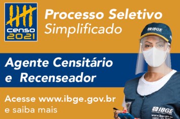 IBGE abre mais de 204 mil vagas temporárias de trabalho para o Censo 2021