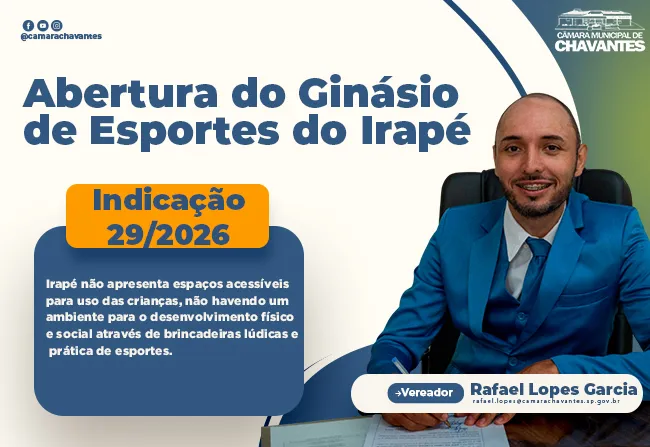 INDICAÇÃO Nº 29/2026.