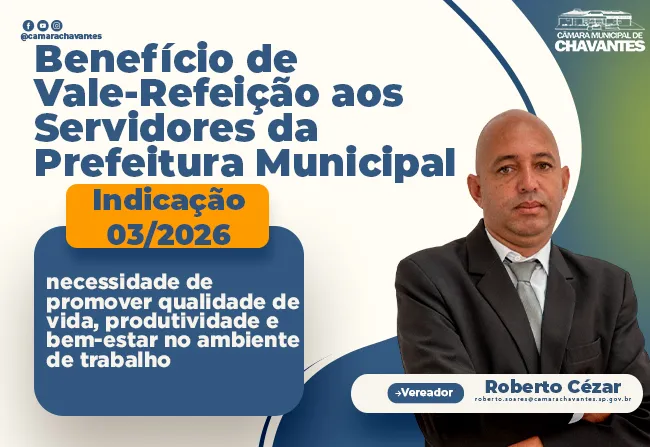 INDICAÇÃO Nº 03/2026.